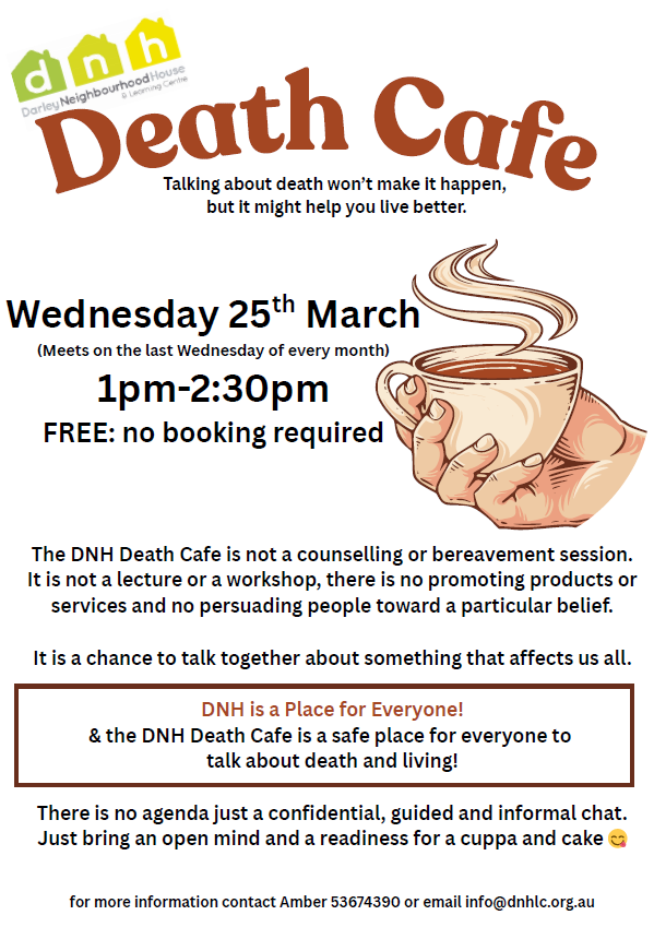 Death Cafe Flyer